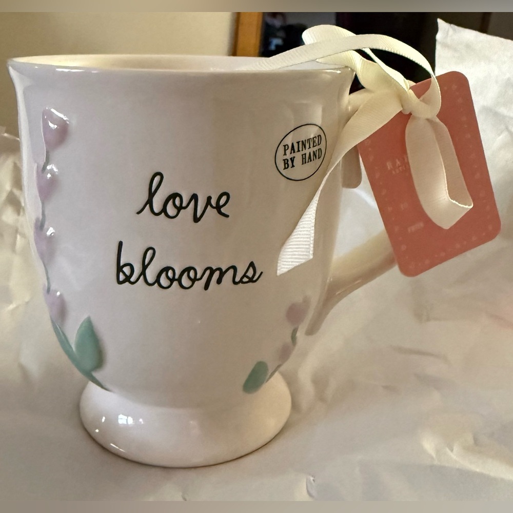 Rae Dunn LOVE BLOOMS Valentine Mug
